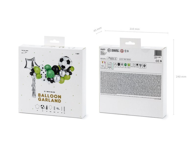 Girlanda balonowa Piłka 150x126cm GBN8 PartyDeco